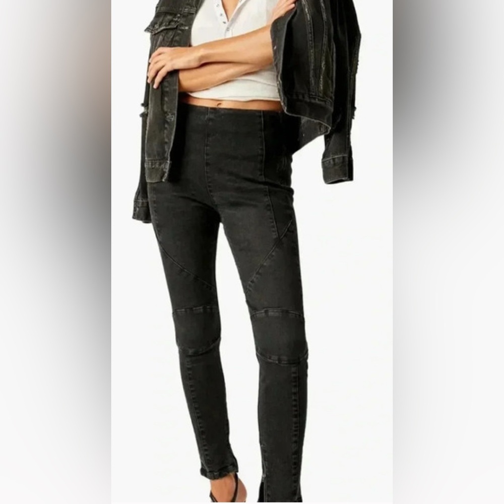 Free People We The Free Bella Motto Mid Rise Skinny Jeans